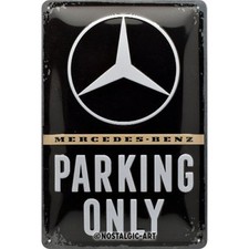 Relief-Blechschild "Mercedes