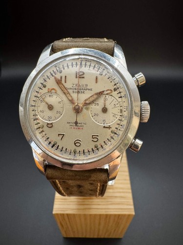 Vintage zelus chronographe - zelus,