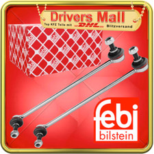 2x FEBI STABILISATOR KOPPELSTANGE VORNE VW Golf 5 6 7 AUDI A3 8P 8V  SKODA SEAT