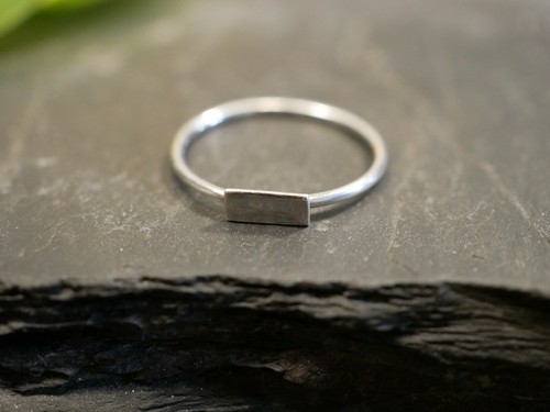Schlichter 925 silber ring - silber,