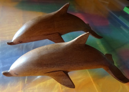 Delphin aus holz - aus, 2