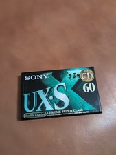 Sony UX-S 60 –  Chrome Super Class– Neu & OVP – for CD – High Bias 70µs
