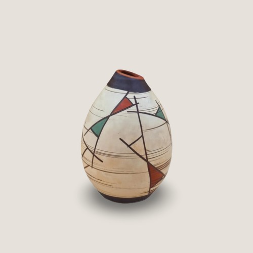 Sawa keramik vase ritzdekor - sawa,