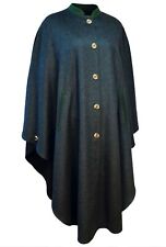 Wetterfleck grau Loden Umhang Cape Poncho Trachtenmantel Pellerine Damen-Mantel