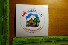 Alter Aufkleber RadSport Fahrrad Bike Radweg AMMERLAND ROUTE Oldenburg Rastede