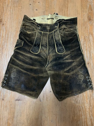 Alte lederhose aus hirschleder - alte,