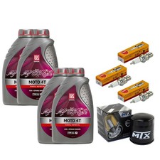 Zündkerzen Set 4L Öl