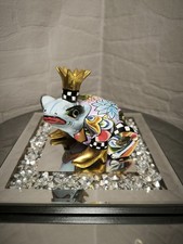 Toms Drag Frosch William M #3727 Handbemalt Blattgold