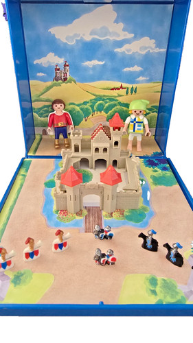Ritter burg spielkoffer mit - ritter-burg,