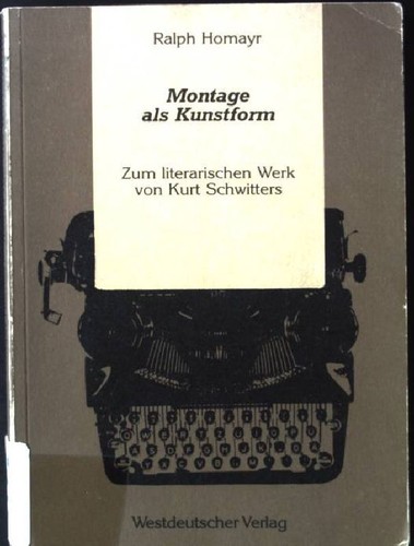 Montage als kunstform zum - kunstform, :