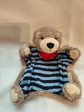 Sterntaler teddy Bär Basti blau Schmusetuch Kuscheltuch Schnuffeltuch  18 cm 