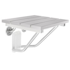 Duschsitz klappbar Wandmontage Duschklappsitz Duschhocker Dusche Alu Silber