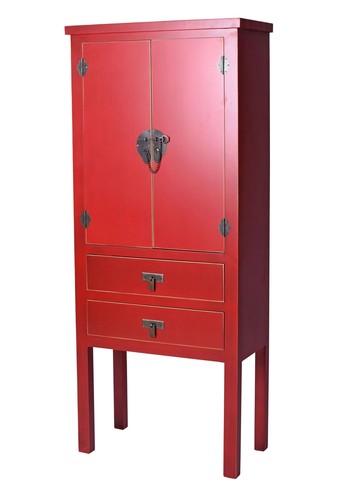 Asiatischer schrank rot - asiatischer,