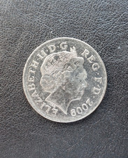 ten pence 2009 mit Königin + Krone