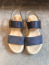 Gabor Sandale Blau Metallic