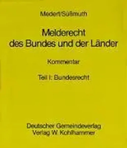 Bundesmeldegesetz - , |