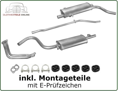 Auspuffanlage für wartburg - auspuffanlage,