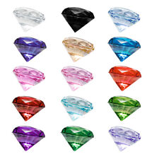 10 Dekosteine 2 cm - Diamanten Kristalle Steine Deko Tischdeko Basteln Hochzeit