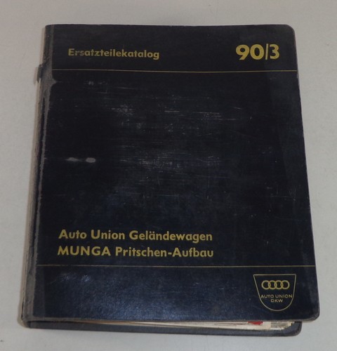 Teilekatalog dkw munga stand - teilekatalog,