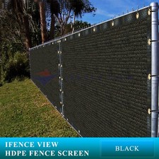 Ifenceview 5'x1'-5'x100' Black
