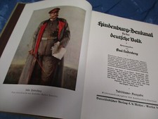 Hindenburg denkmal für das - denkmal,