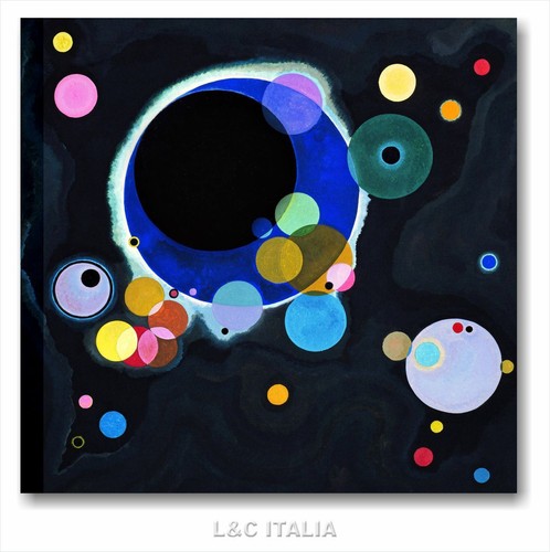 Kandinsky einige kreise 50x50 - einige,