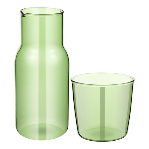 Glas karaffe mit deckel - mit,
