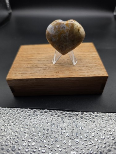 Ozean jaspis herz 35x31mm - ozean,