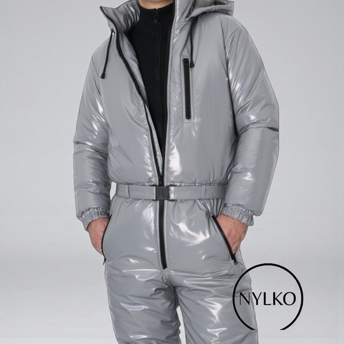 Glanznylon pvc skioverall - pvc,