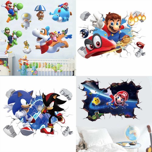 Super mario aufklebers - 3d,