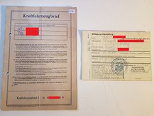 Fahrzeugbrief KFZ Brief 1970 Opel Commodore A Coupe GS f. Sammler Tüv Sammlung