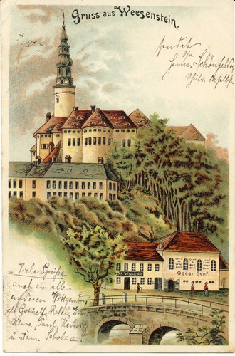 Weesenstein sächsische - ak, weesenstein,