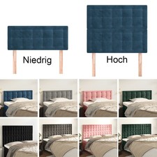 Samt Bett Kopfteil