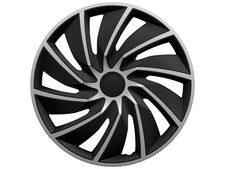 4x Radkappen 15 Zoll Turbo Silver Black  Radzierblenden  Radblenden