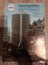 Prospekt Abladegebläse Neuero Traktor Schlepper Zeitschrift 9