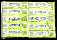 Wrigley‘s Doublemint Kaugummi - Packung mit 10 x 5 Streifen