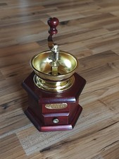 Kaffemühle Deko Holz Dunkel Braun Funktioniert Einwandfrei