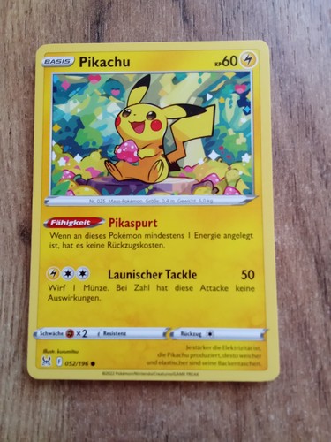 Pokemon karte pikachu deutsch - pokemon,