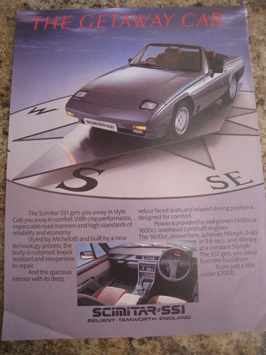 The getaway car scimitar - the, ss1