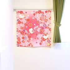 MADE IN JAPAN Noren Vorhang - Hello Kitty Sakura Home Wanddeko Geschenk 34 x ...
