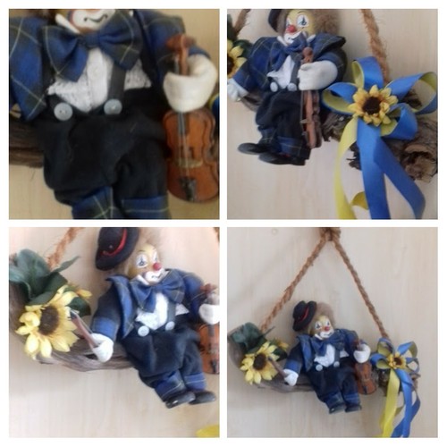 Deko figur clown zum - -,