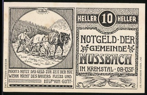 Notgeld nussbach 1920 10 - notgeld,