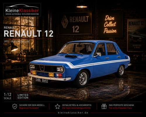 Renault gordini blue 418 - renault,