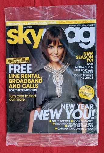 Sky guide jan 2009 rare - tv,