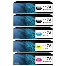 5x Toner für HP 117A mit Chip für HP Color Laser MFP 178nwg 179fwg 178nw 179fnw