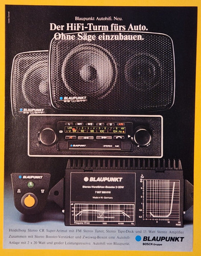 Blaupunkt bosch auto radio - bosch,
