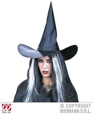 Hexenhut in schwarz -