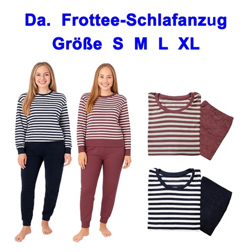 Frottee schlafanzug nachtw - schlafanzug,