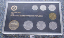 DDR KMS 1986 ST 1 Pfennig - 5 Mark Brandenburger Tor selten Kursmünzensatz