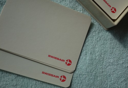 Original swissair zettelbox - original,